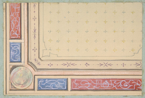Digital Print - Design for a ceiling by Jules-Edmond-Charles Lachaise