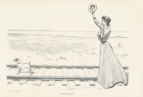 Digital Print - Monday morning by Charles Dana Gibson
