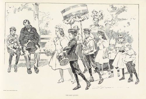 Digital Print - The May Queen by Charles Dana Gibson