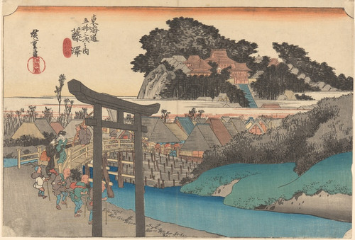 Digital Print - Fujisawa; Yugyji [temple name] by And Hiroshige