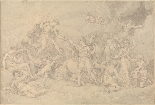 Digital Print - Apollo and Phaeton by Edward Francis Burney