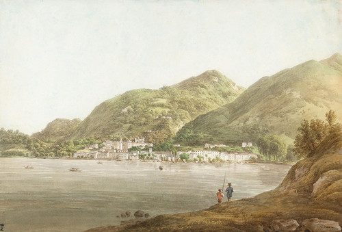 Digital Print - Lavano at the Lago Maggiore by Joseph Rebell