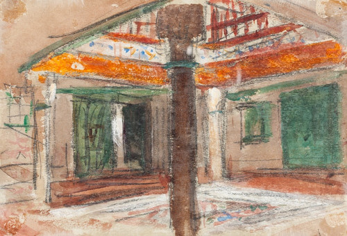 Digital Print - Interior of an Exotic Palace by Hercules Brabazon Brabazon