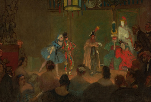 Digital Print - A Theatrical Evening at Prince Napolon's House by James Tissot