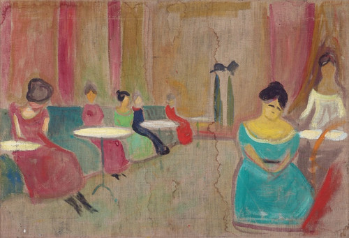 Digital Print - Brothel Scene by Edvard Munch