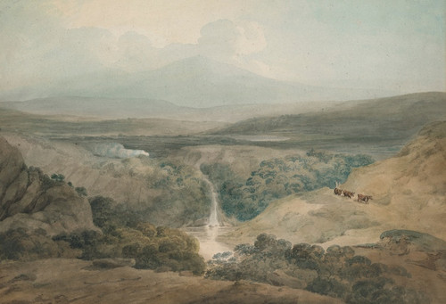 Digital Print - View of Snowdon from Moel Hebog, North Wales by William Pearson
