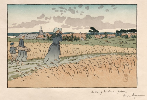 Digital Print - Parisian Landscapes; The Borough of Perros-Guirec by Henri Rivire