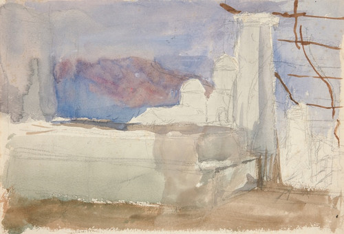 Digital Print - Study for Twelfth Night by Edwin Austin Abbey