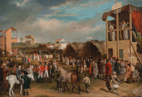 Digital Print - An Extensive View of the Oxford Races by Charles Turner