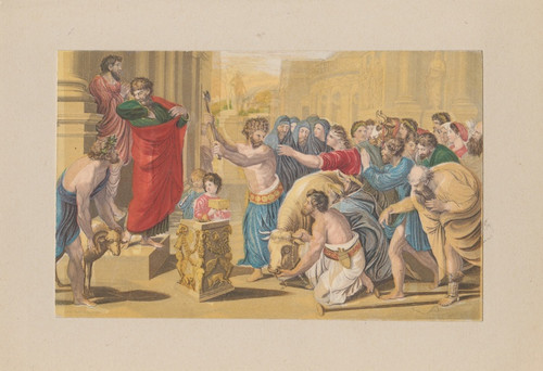 Digital Print - The Sacrifice at Lystra by George Baxter