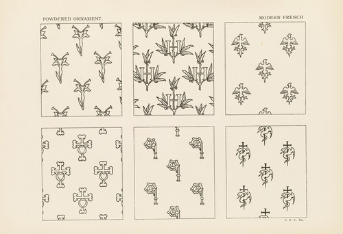 Digital Print - Outlines of ornament in the leading styles Pl.16 by George Ashdown Audsley