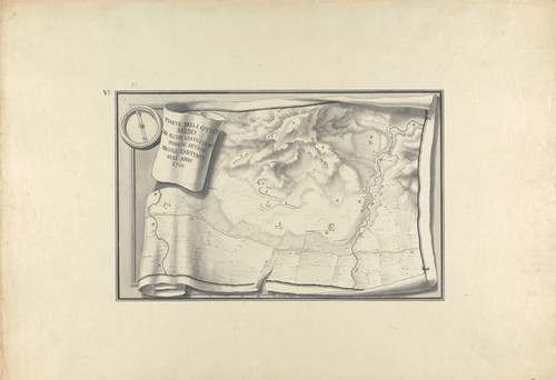 Digital Print - Plan of the Ruins at Sardis with Vestiges of Ancient Buildings Still Existing in 1750 by Giovanni Battista Borra