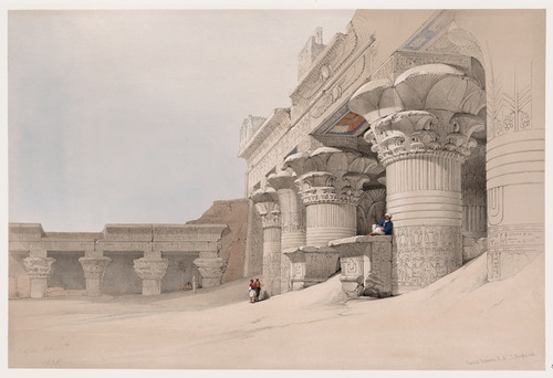 Digital Print - Edfou [Edfu, Idf]. Nov. 24th, 1838. by David Roberts