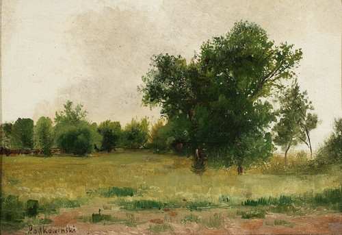 Digital Print - View of Saska Kpa by Wadysaw Podkowiski