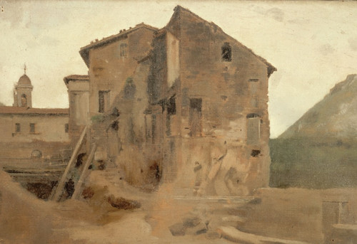 Digital Print - Masure dans la campagne de Rome by Jean-Jacques Henner