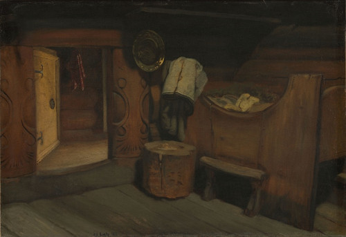 Digital Print - Interior from Setesdal by Olaf Isaachsen