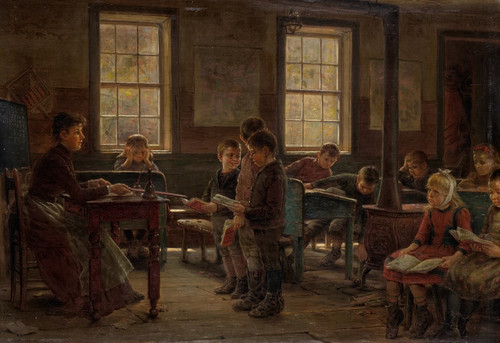 Digital Print - A CountrySchool by Edward Lamson Henry