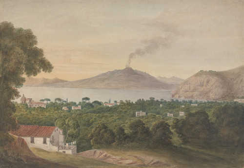 Digital Print - Vesuvius Across the Bay of Naples by Isaac Weld