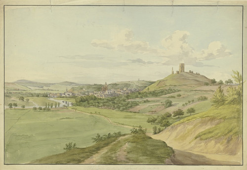 Digital Print - View from Wetzlar by Heinrich Rosenkranz
