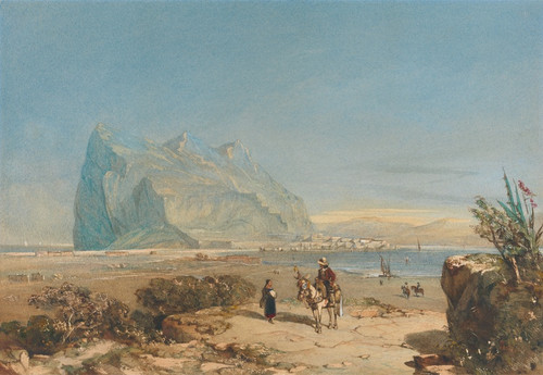 Digital Print - View of Gibraltar by William Wyld