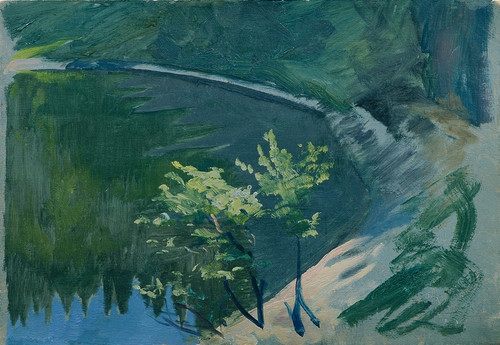 Digital Print - See-Ecke Beim Berghof by Otto Friedrich