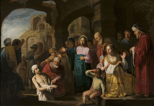 Digital Print - Raising of Lazarus by Claes Moeyaert