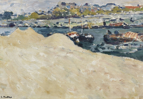 Digital Print - Sablires sur les quais de la Seine  Paris by Louis Valtat