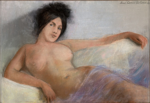 Digital Print - Reclining Model by Pierre Carrier-Belleuse