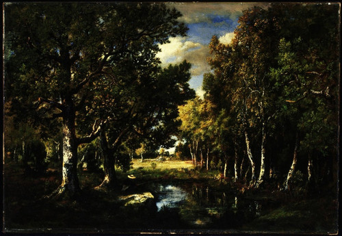 Digital Print - Landscape by Narcisse-Virgile Diaz de La Pea