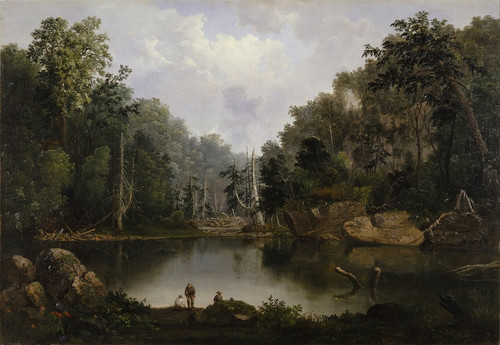 Digital Print - Blue Hole, Flood Waters, Little Miami River by Robert S. Duncanson