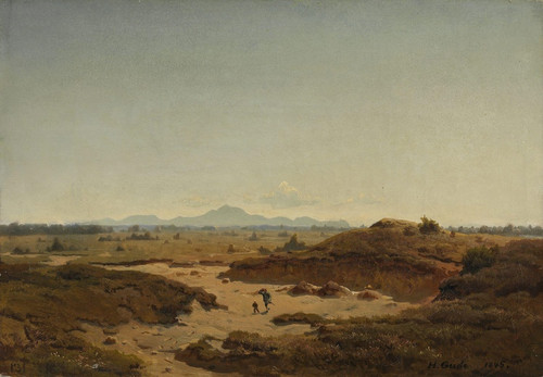 Digital Print - View of Siebengebirge by Hans Gude