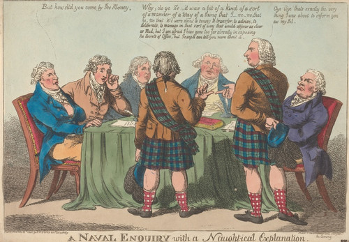 Digital Print - A naval Enquiry with a 'Naughtical' Explanation by Charles Williams