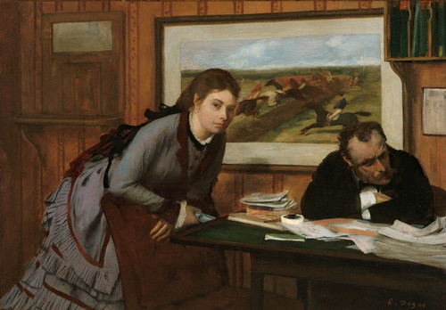 Digital Print - Sulking by Edgar Degas