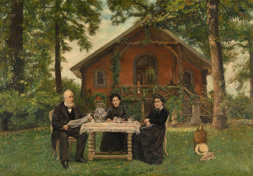 Digital Print - The Family Cuperus by Piet Verhaert