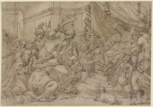 Digital Print - Solomon's verdict by Giovanni da San Giovanni