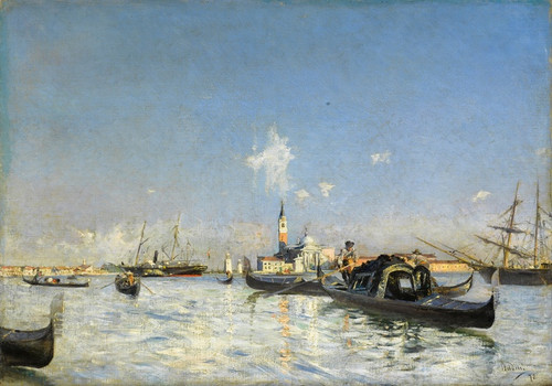 Digital Print - L'isola Di San Giorgio A Venezia by Giovanni Boldini