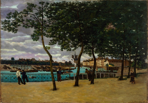 Digital Print - View of the Seine, Paris by Armand Guillaumin