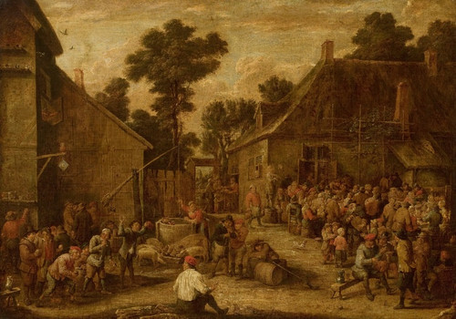 Digital Print - Merry-making in the countryside by David Teniers The Younger