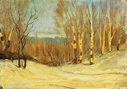 Digital Print - Winter near Montreal by Maurice Galbraith Cullen