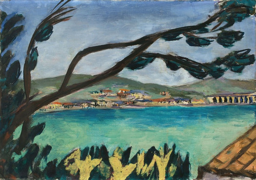 Digital Print - Kleine Landschaft aus Bandol by Max Beckmann