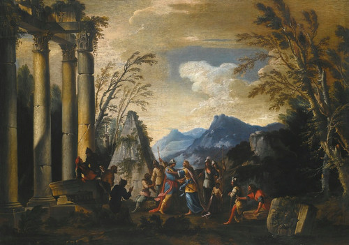 Digital Print - Alexander The GreatAnd Thalestris by Giovanni Ghisolfi