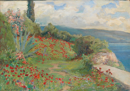 Digital Print - Spring Day on the Coast by Menci Clement Crni