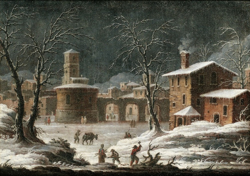 Digital Print - Landscape under snow by Bartolomeo Pedone