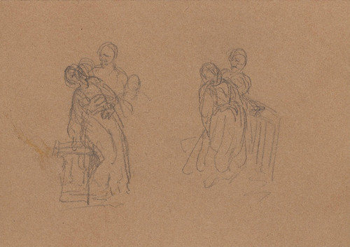 Digital Print - En barnemorderske i forhr by Adolph Tidemand