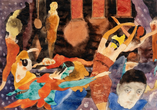 Digital Print - The Masque of the Red Death by Charles Demuth