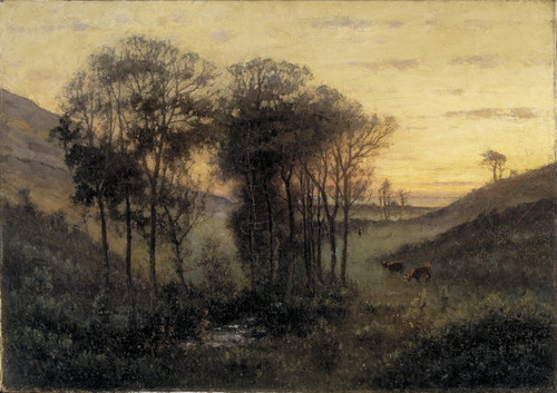 Digital Print - La valle des peintres, Carolles by Per Ekstrm