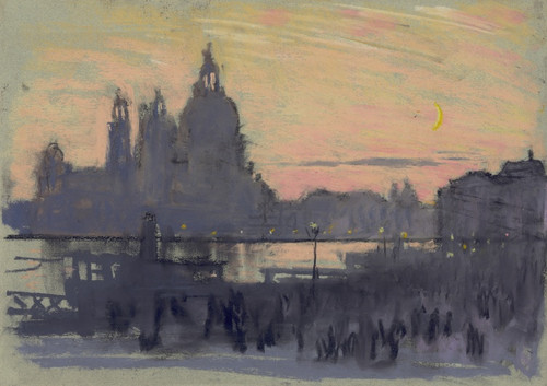 Digital Print - The gold moon by Joseph Pennell