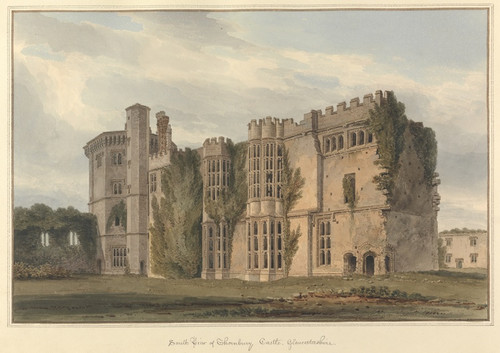 Digital Print - South View of Thornbury Castle, Gloucestershire by John Buckler