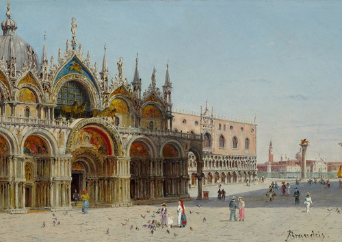 Digital Print - Camerlenghi Palace by Antonietta Brandeis