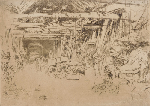 Digital Print - Wheelwright by James Abbott McNeill Whistler